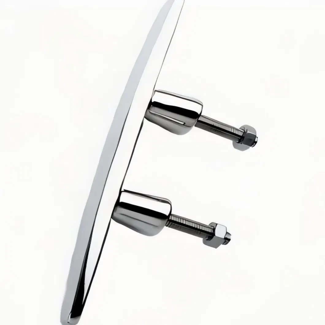 Stud Mounted 316L SS Cleat detail 2