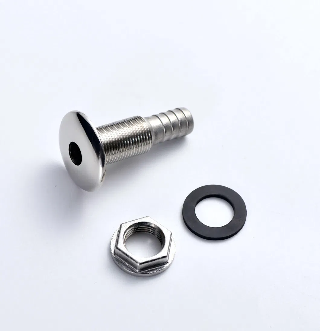 316L SS Fully Threaded Thru-Hull Fitting detail 4