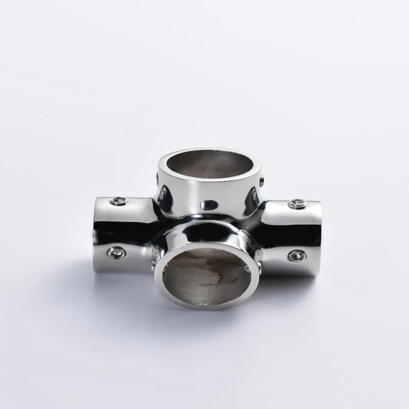 90° 4-Way Tee Rail Connector