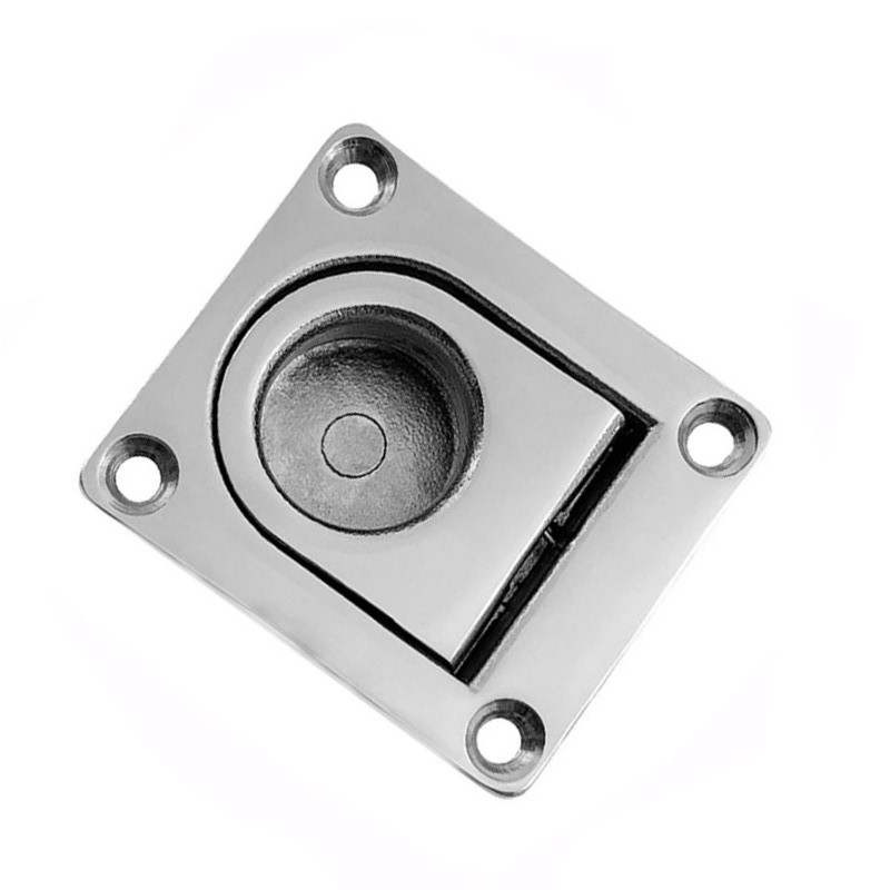 Spring-Loaded Square Flush Lift Ring