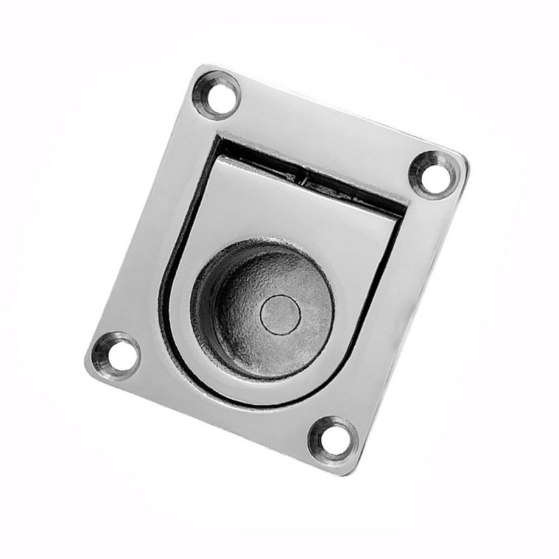 Spring-Loaded Square Flush Lift Ring