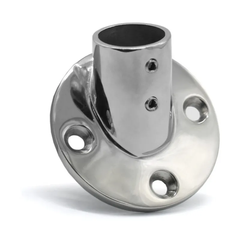 45° Round Handrail Base Fitting detail 2