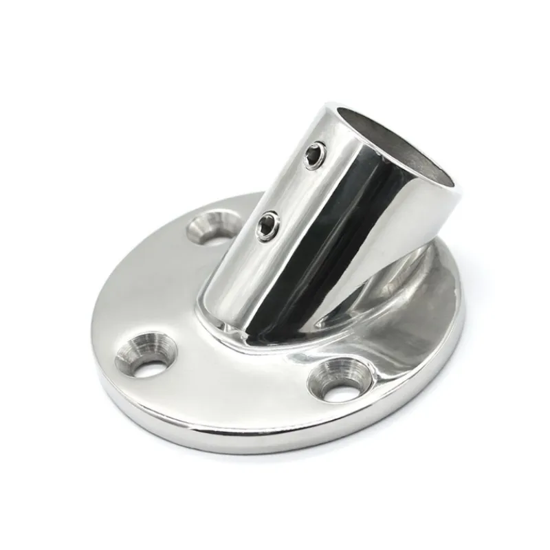 45° Round Handrail Base Fitting detail 5
