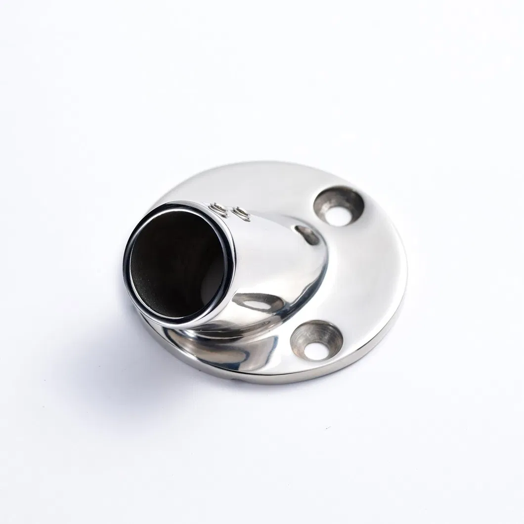 60° Round Handrail Base Fitting detail 5