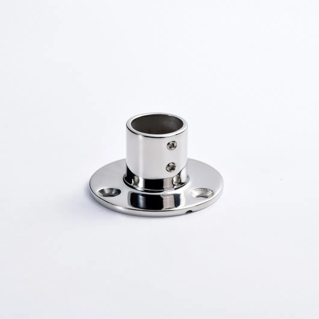 90° Round Handrail Base Fitting detail 2