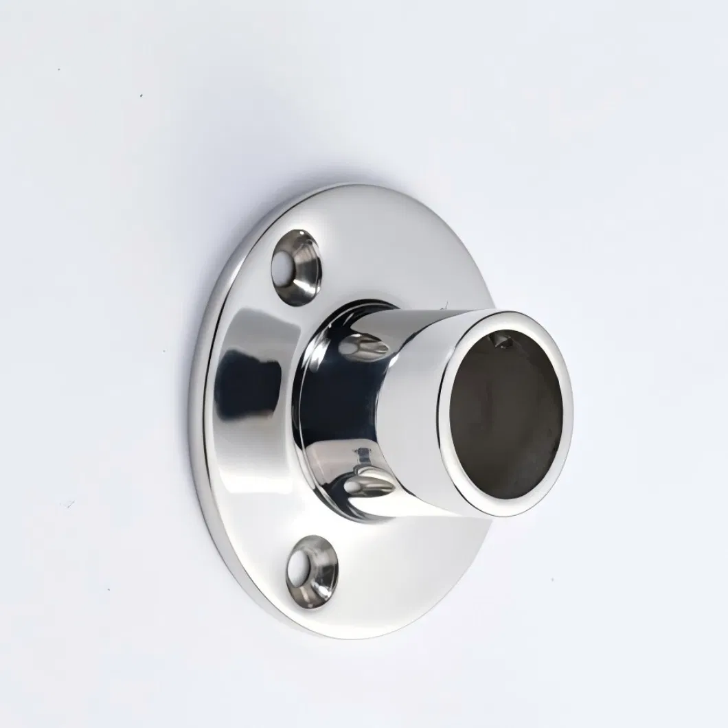 90° Round Handrail Base Fitting detail 4