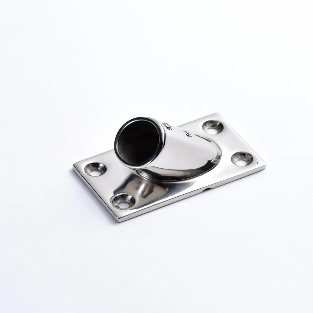 30° Rectangular Handrail Base Fitting detail 2