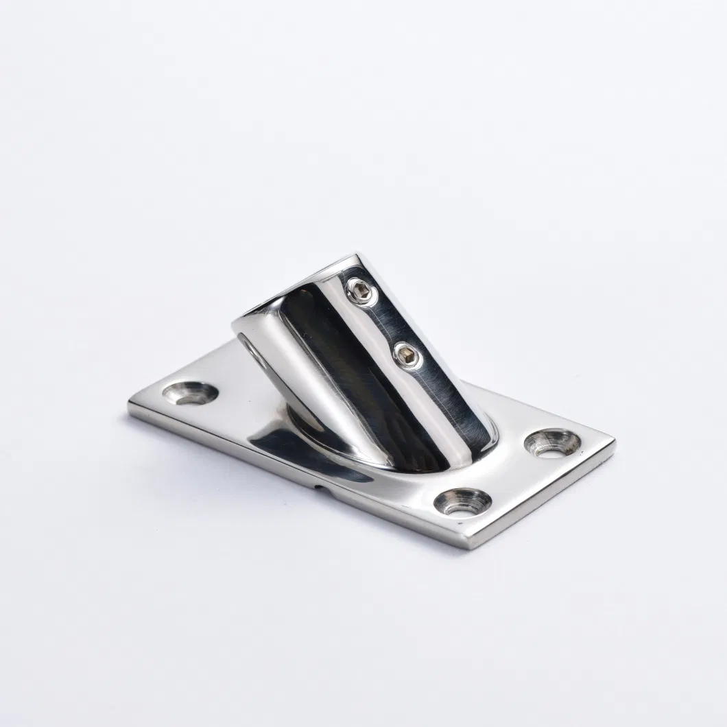 30° Rectangular Handrail Base Fitting detail 4