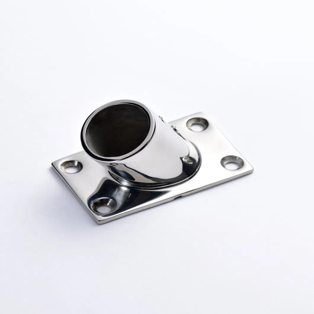 30° Rectangular Handrail Base Fitting detail 5