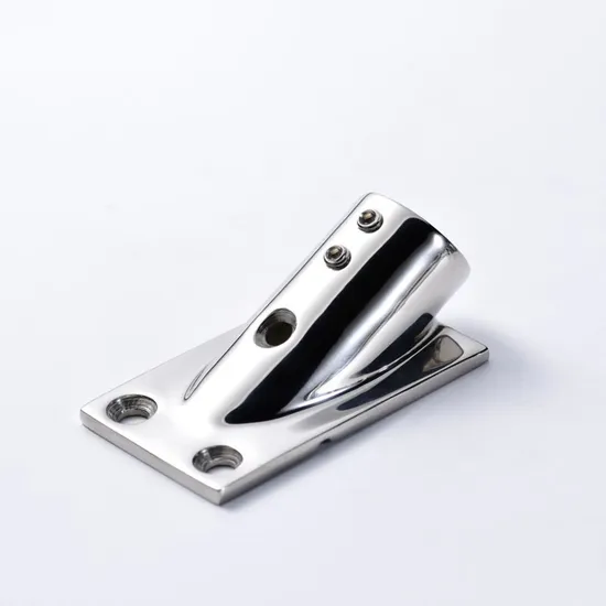 45° Rectangular Handrail Base Fitting detail 2