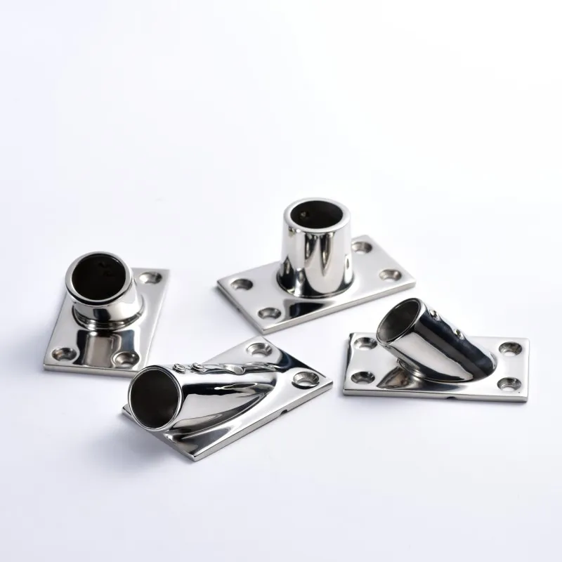 45° Rectangular Handrail Base Fitting detail 3