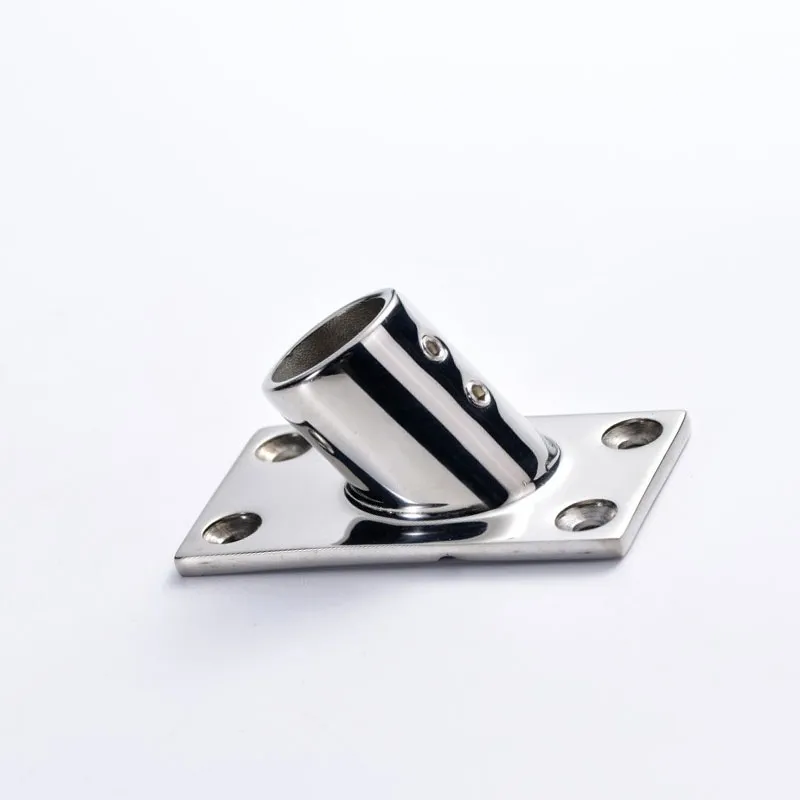 60° Rectangular Handrail Base Fitting