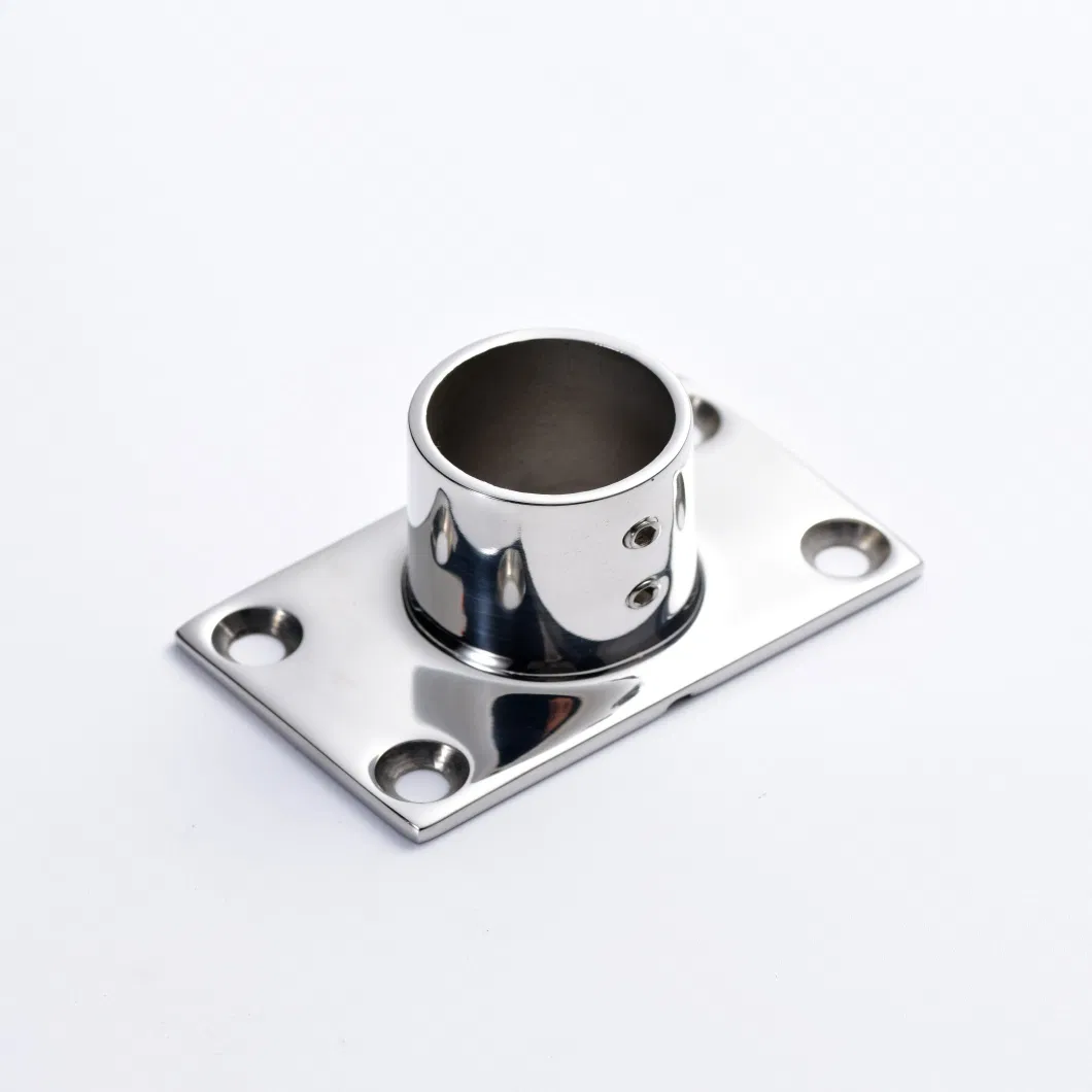 90° Rectangular Handrail Base Fitting detail 4