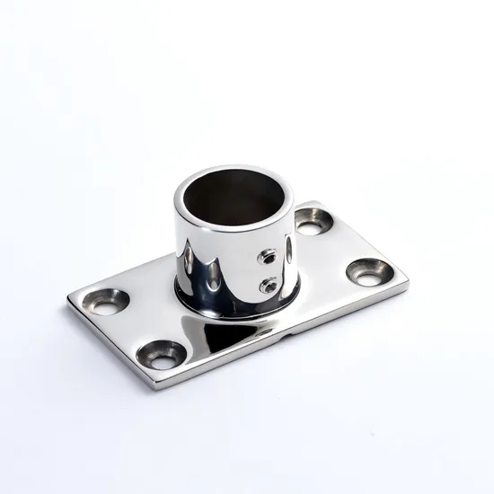 90° Rectangular Handrail Base Fitting detail 5