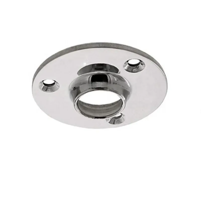 Weldable 316 SS Round Handrail Base detail 2