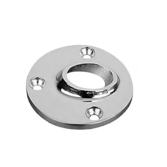 Weldable 316 SS Round Handrail Base detail 4