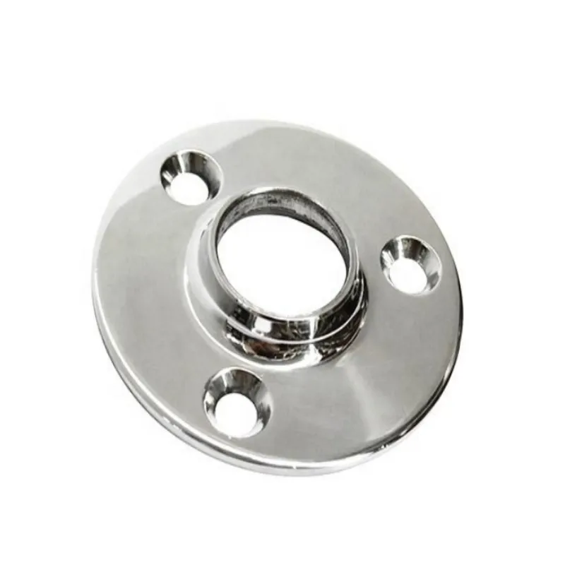 Weldable 316 SS Round Handrail Base detail 5