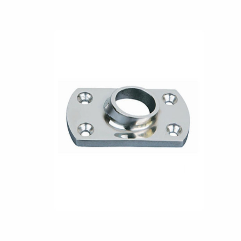 Weldable 316 SS Rectangular Handrail Base detail 4