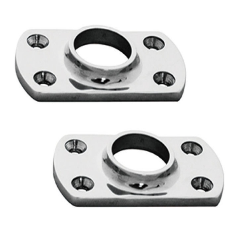 Weldable 316 SS Rectangular Handrail Base detail 5