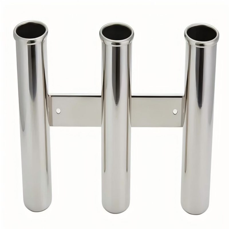 3-Tube Rack Mount Fishing Rod Holder