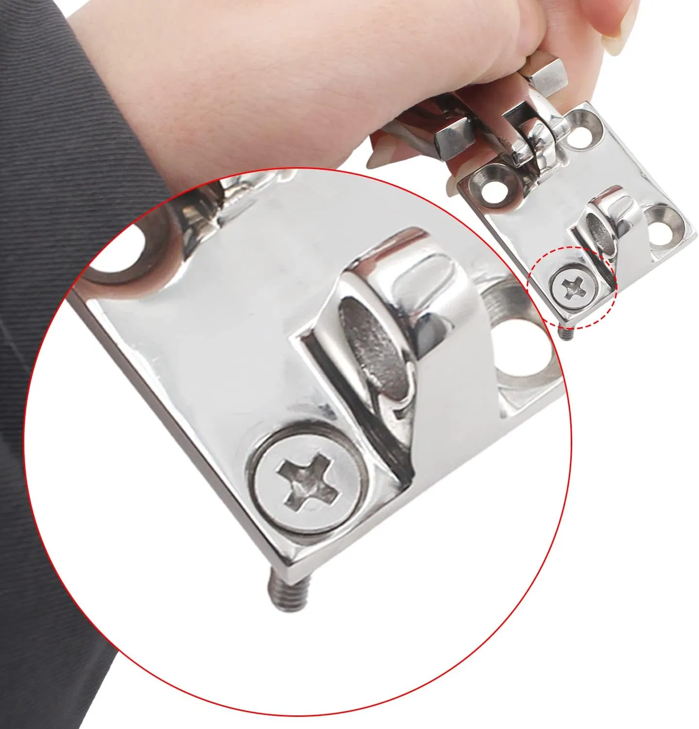 316 SS Anti-Rattle Fastener Latch detail 4