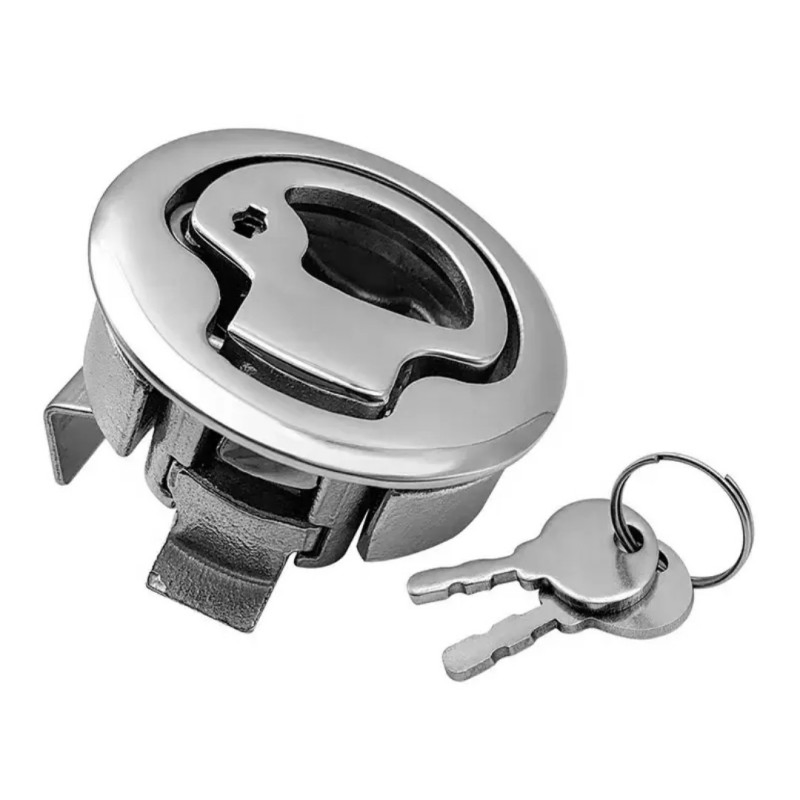 Corner Mounted Turning Lock with Key