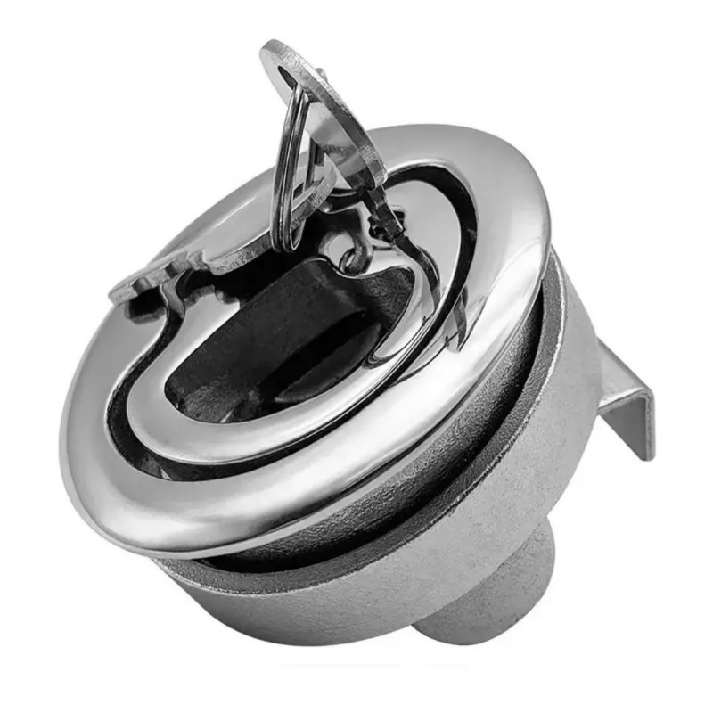 Corner Mounted Turning Lock with Key detail 5