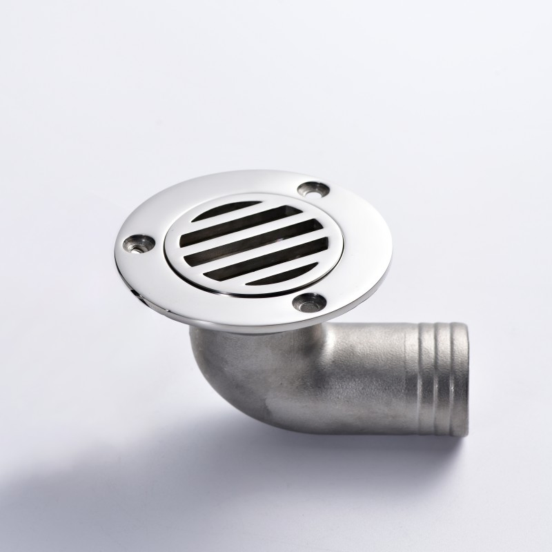 90-Degree Cockpit Scupper Drain